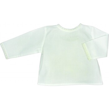 textil Niños Camisas manga larga Bonnet À Pompon 11TO16-8 Blanco