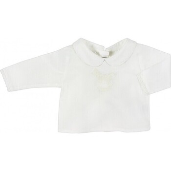 textil Niños Camisas manga larga Bonnet À Pompon 13TO16-79 Blanco