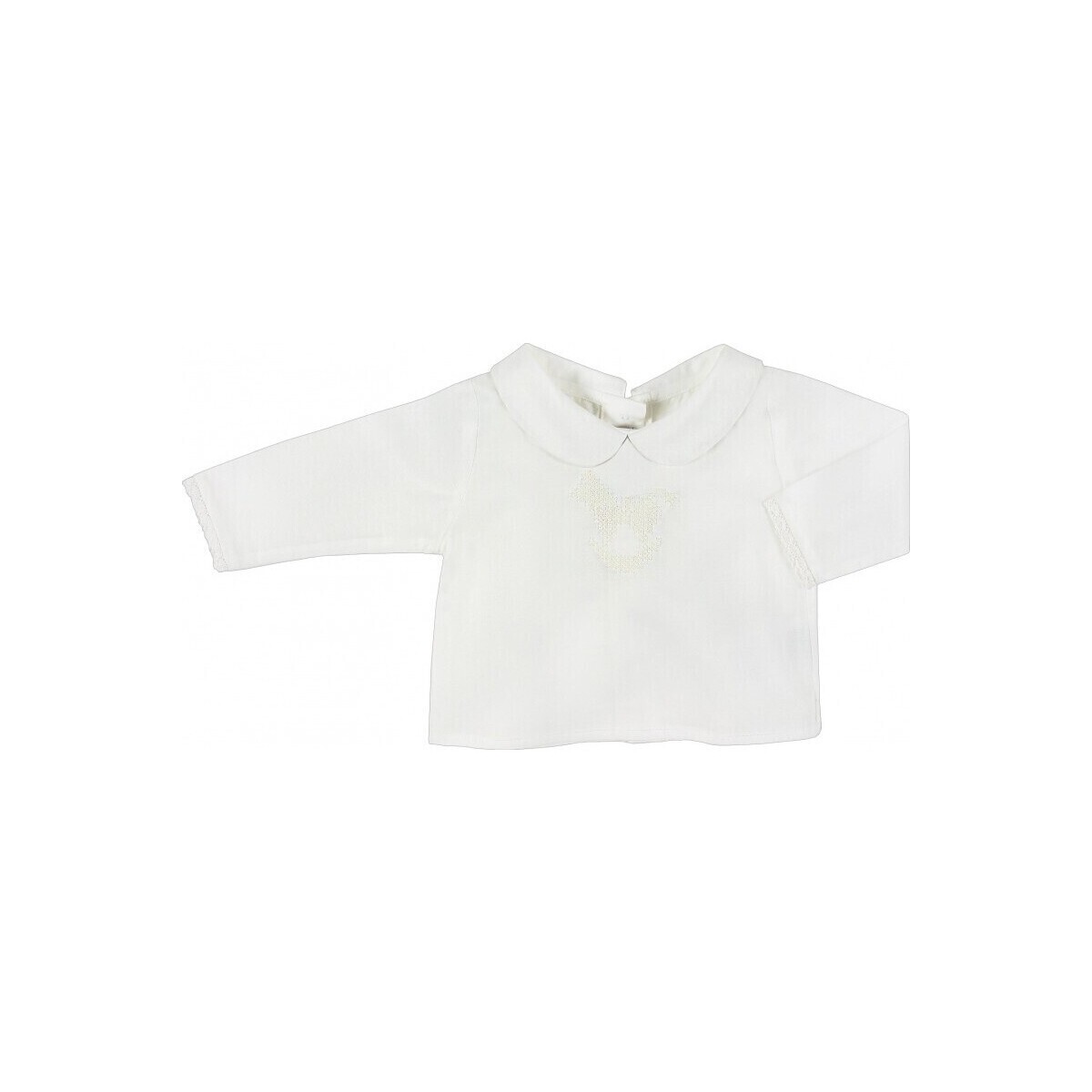 textil Niños Camisas manga larga Bonnet À Pompon 13TO16-79 Blanco