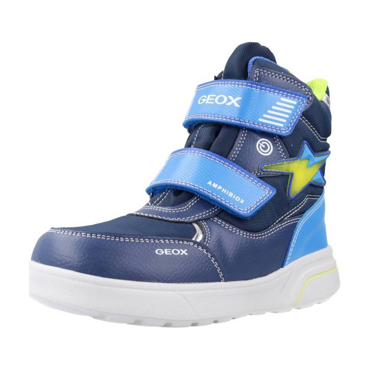 Zapatos Niño Botas Geox J SVEGGEN BOY B ABX Azul