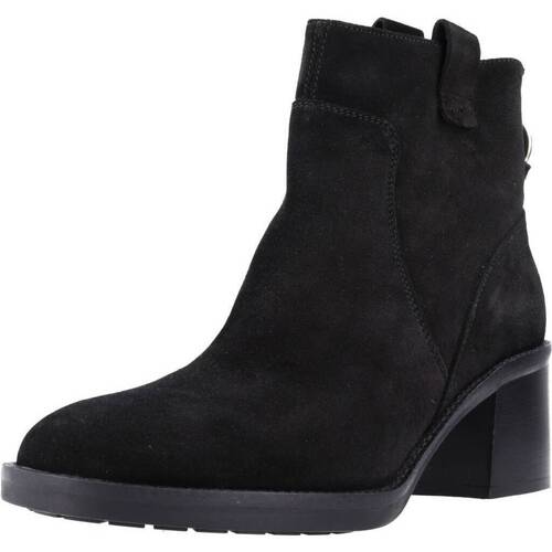 Zapatos Mujer Botines Geox D GUILILA E - SUEDE Negro