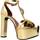Zapatos Mujer Sandalias Kurt Geiger London HAMPTON HIGH PLATFOR Oro