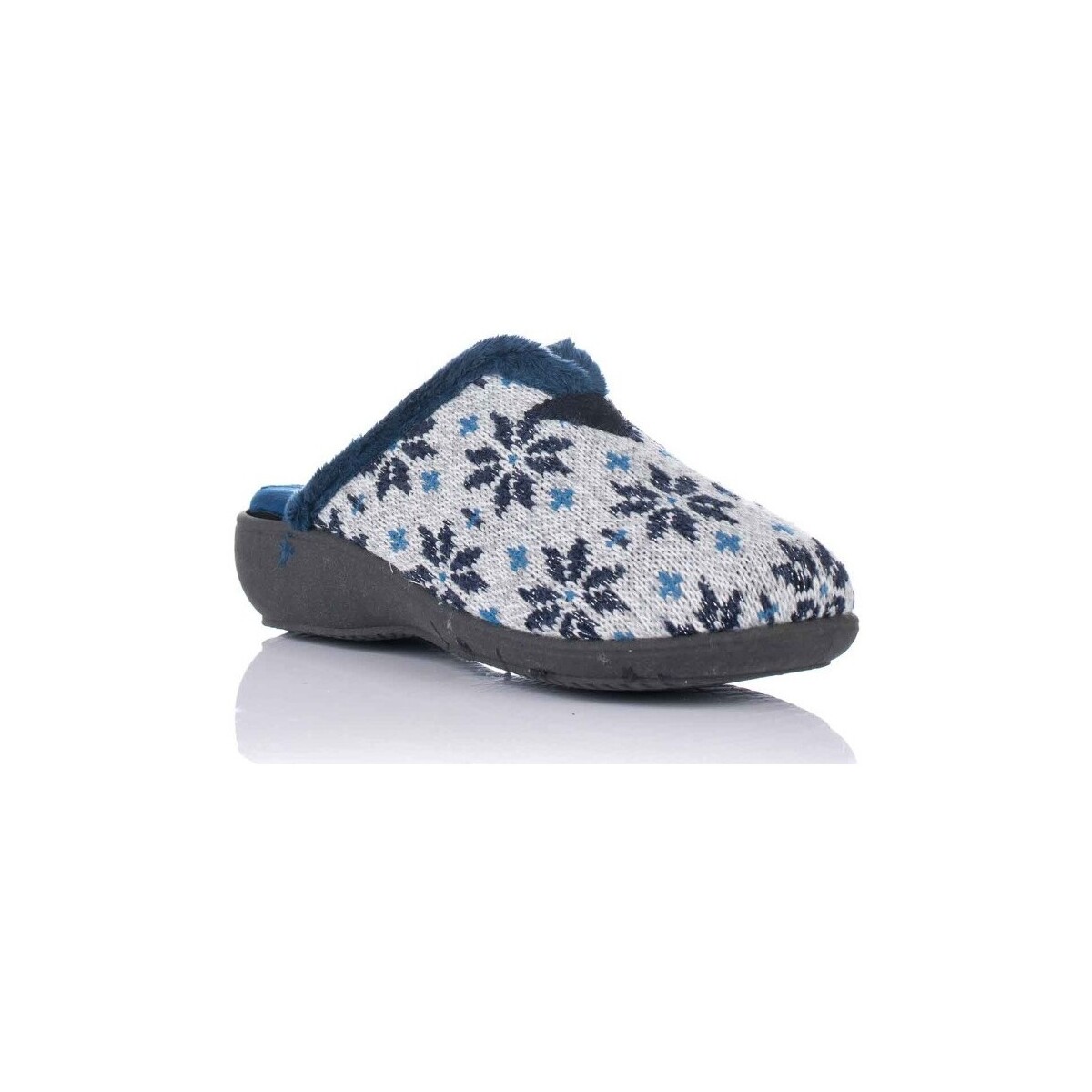 Zapatos Mujer Pantuflas Plumaflex 14120 Azul