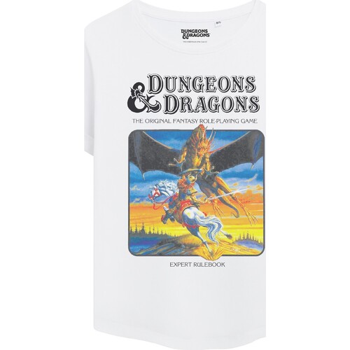 textil Mujer Camisetas manga larga Dungeons & Dragons Expert Rule Book Blanco