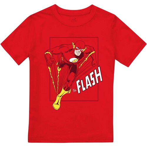 textil Niño Camisetas manga larga The Flash Race Time Rojo