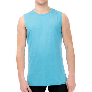 textil Hombre Camisetas sin mangas Mizuno  Azul