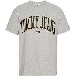 textil Hombre Camisetas manga corta Tommy Jeans DM0DM17730 Gris