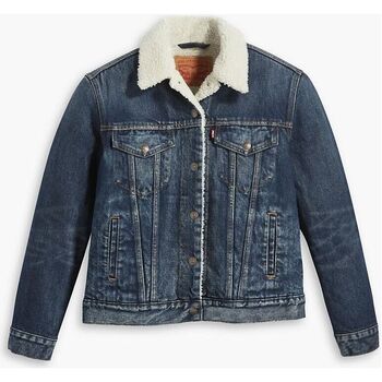 textil Mujer Chaquetas Levi's 36136 0035 SHERPA TRUCKER-THAT NEW Azul