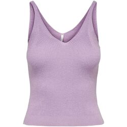 textil Mujer Camisetas sin mangas Only 15207059 LINA-ORCHID BLOOM Rosa