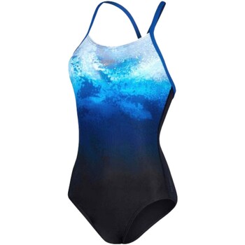 textil Mujer Bikini Speedo Placement Digital Fixed Crossback Azul