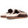 Zapatos Mujer Zuecos (Mules) Mou FW161007A SUEDE SLIPPER FULL ESKIMO STITCH MOCHA Marrón