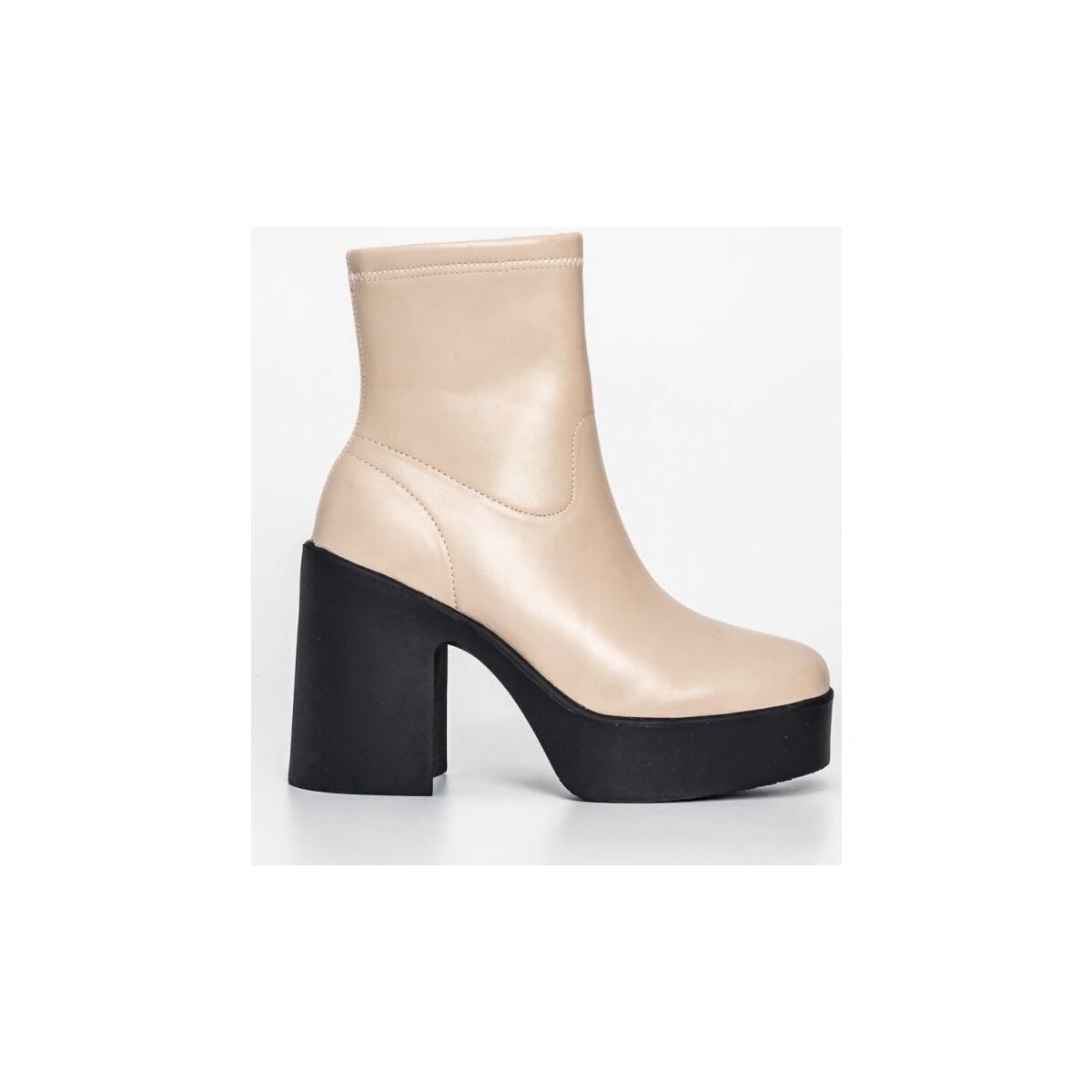 Zapatos Mujer Botines Isteria 23123628 Beige