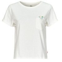 textil Mujer Camisetas manga corta Levi's GR MARGOT POCKET TEE Blanco