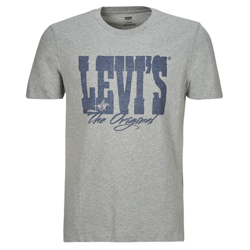 textil Hombre Camisetas manga corta Levi's GRAPHIC CREWNECK TEE Gris