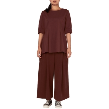 textil Mujer Tops / Blusas Wendy Trendy Top 223690 - Burgundy Burdeo