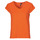 textil Mujer Camisetas manga corta Pieces PCBILLO TEE LUREX STRIPES Naranja