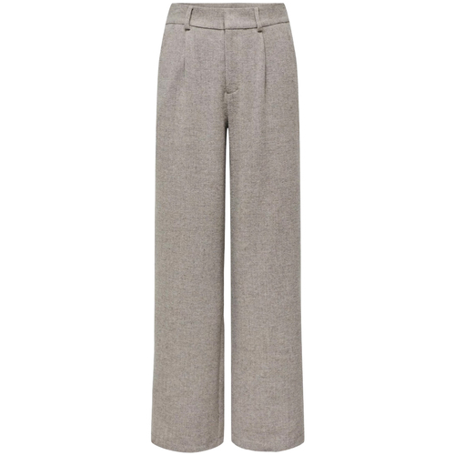 textil Mujer Pantalones fluidos Only 15305631 Gris