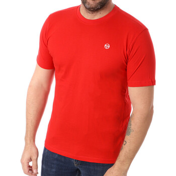 textil Hombre Camisetas manga corta Sergio Tacchini  Rojo
