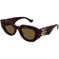 Relojes & Joyas Gafas de sol Gucci Occhiali da Sole  GG1421S 002 Marrón