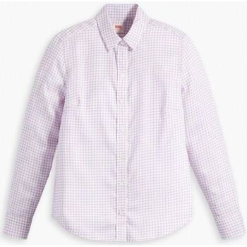 textil Mujer Camisas Levi's 34574 0012 - BW SHIRT-WHITE/PINK Rosa