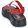 Zapatos Mujer Sandalias Art MALAGA Rojo / Metalizado