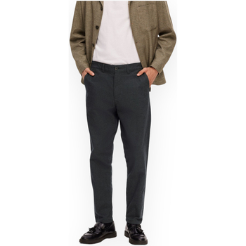 textil Hombre Pantalones Selected 16090141 DARKGREY Gris