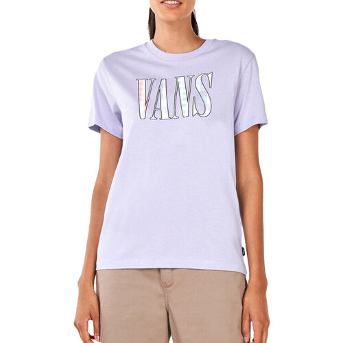 textil Mujer Camisetas manga corta Vans  Violeta