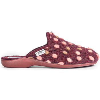 Zapatos Mujer Derbie & Richelieu Marpen Zapatillas de Casa  Lunares 412IV23 Burdeos Rojo