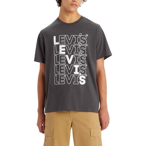 textil Hombre Camisetas manga corta Levi's SS RELAXED FIT TEE Gris