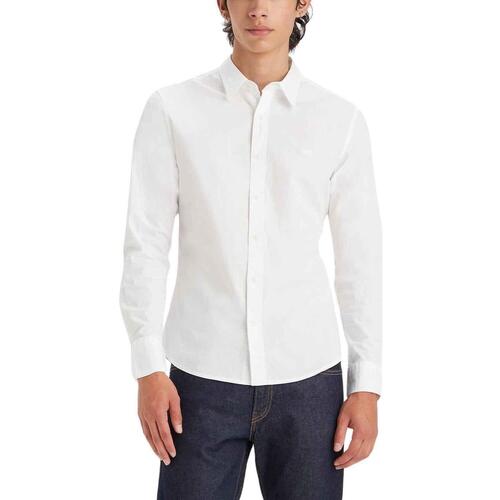 textil Hombre Camisas manga larga Levi's LS BATTERY HM SHIRT SLIM Blanco