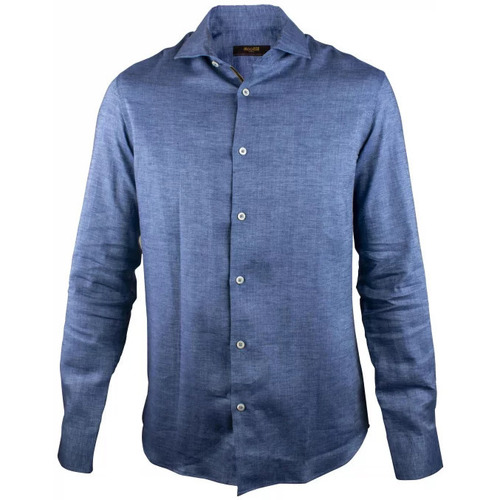textil Hombre Camisas manga larga Moorer  Azul