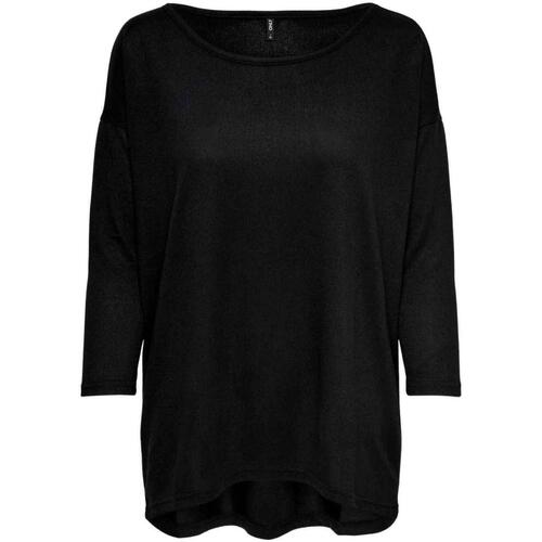 textil Mujer Jerséis Only ONLELCOS 4/5 SOLID TOP Negro