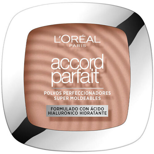 Belleza Mujer Base de maquillaje L'oréal Accord Parfait Polvo Fundente Hyaluronic Acid 5.r 