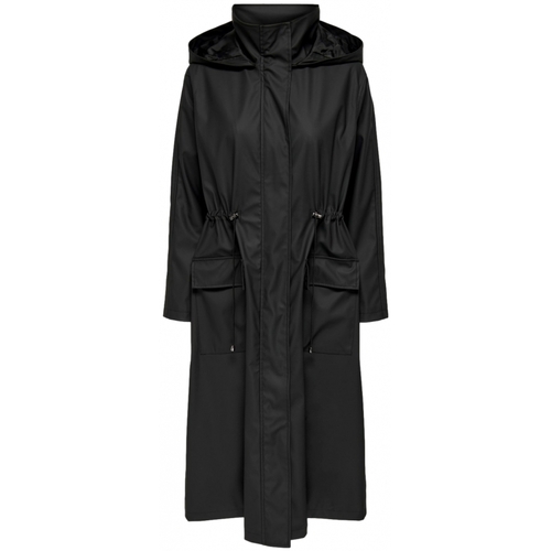 textil Mujer Abrigos Only Raincoat Jane - Black Negro