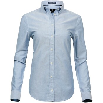 textil Mujer Camisas Tee Jays TJ4001 Azul