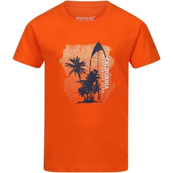textil Niños Tops y Camisetas Regatta Bosley VI Naranja