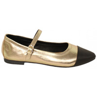 Zapatos Mujer Botas Top3 zapato con pulsera piel metalizada combinada Oro