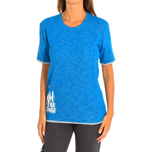 textil Mujer Tops y Camisetas Zumba Z2T00300-AZUL Azul