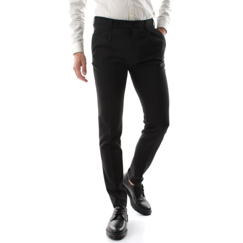 textil Hombre Pantalones Berwich MORELLO1P BN6000X-BLACK Negro