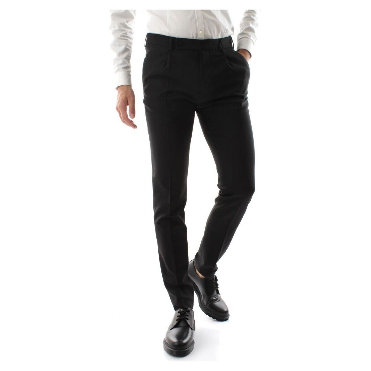 textil Hombre Pantalones Berwich MORELLO1P BN6000X-BLACK Negro