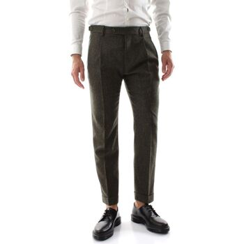textil Hombre Pantalones Berwich RETRO AM1513-OLIVE Verde