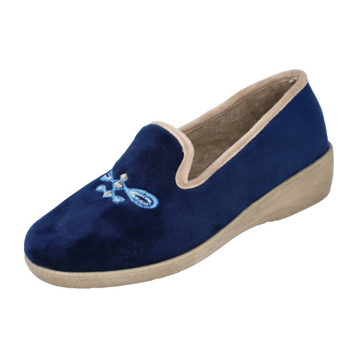 Zapatos Mujer Pantuflas L&R Shoes MD8803428 Azul
