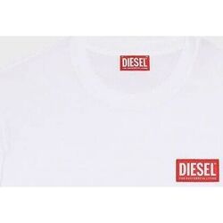 textil Hombre Tops y Camisetas Diesel A11927 0CATM T-JUST-NLABEL-100 Blanco