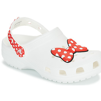 Zapatos Niña Zuecos (Clogs) Crocs Disney Minnie Mouse Cls Clg K Blanco / Rojo