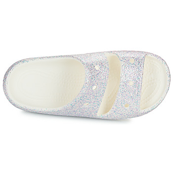 Crocs Classic Glitter Sandal v2 K Blanco / Glitter