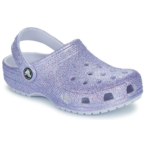 Zapatos Niña Zuecos (Clogs) Crocs Classic Glitter Clog K Violeta