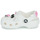 Zapatos Niños Zuecos (Clogs) Crocs Classic IAM Cat Clog T Blanco / Rosa