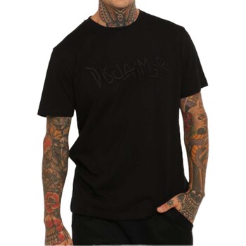textil Hombre Tops y Camisetas Disclaimer Maglia Uomo In Jersey Negro