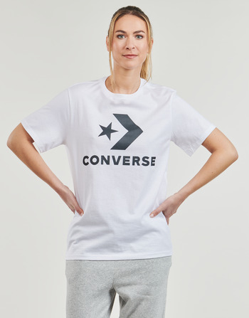 Converse STAR CHEVRON TEE WHITE Blanco