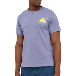 textil Hombre Tops y Camisetas Converse  Violeta